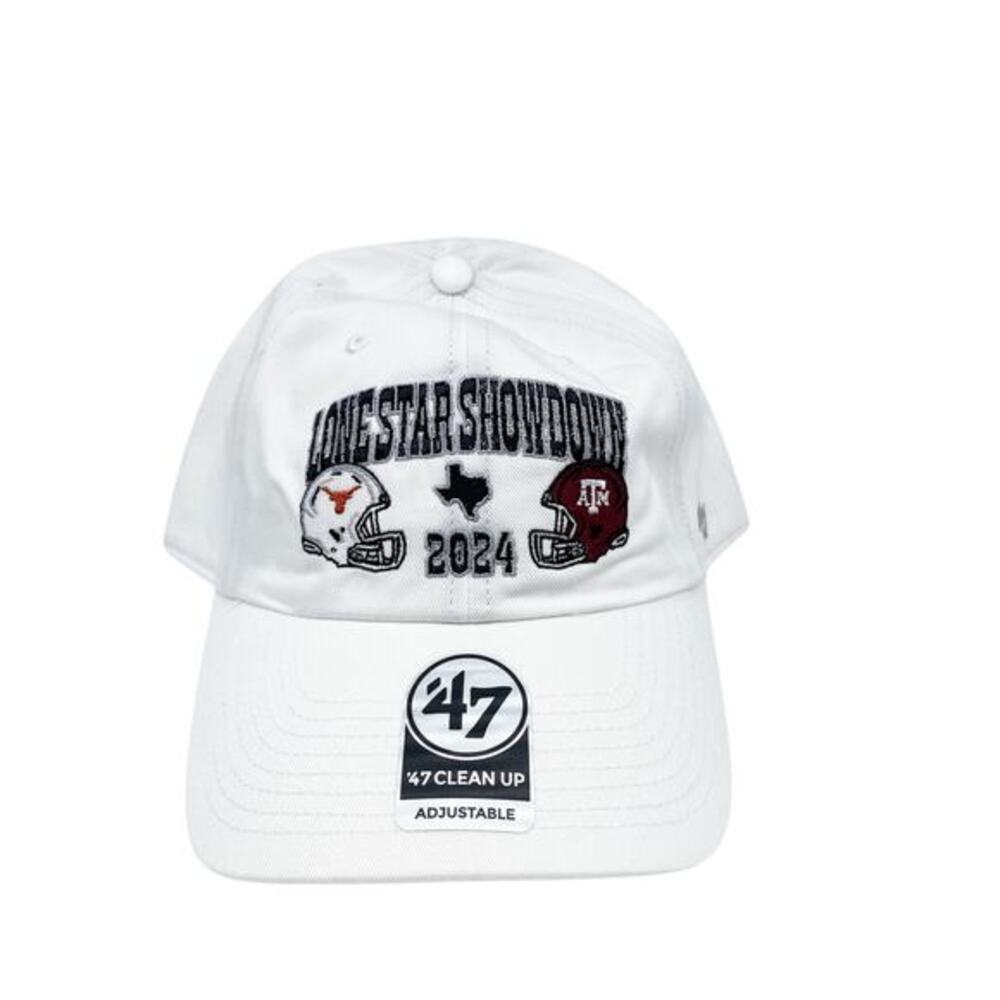 '47 Brand Lone star Showdown Hitch Adjustable Hat White Adult‎ OSFA